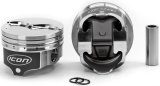 Piston - Premium - Forged - 4.360 in Bore - 1/16 x 1/16 x 3/16 in Ring Grooves - Minus 4.5 cc - Mopar B-Series - Set of 8 thumbnail 1