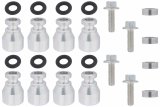 Fuel Injector Spacer - Aluminum - Natural - GM LS-Series - Set of 8 thumbnail 1