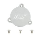 Timing Cover Plate - Hardware Included - Aluminum - Natural - ICT Billet Timing Cover - GM GenV LT-Series - Each thumbnail 1