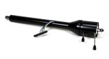 Steering Column - Tilt - 2 in Tube - 30 in Length - Hazard / Turn Signal - Steel - Black Powder Coat - Universal - Each thumbnail 1