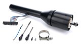 Steering Column - EPAS - Tilt - Hazard / Turn Signal - Steel - Black Powder Coat - Chevy Fullsize Car 1955-56 - Each thumbnail 1