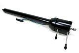 Steering Column - Retrofit - Tilt - Floor Shift - Hazard / Turn Signal - Steel - Black Powder Coat - GM Fullsize Car 1957 - Each thumbnail 1