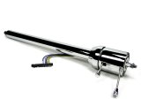 Steering Column - Retrofit - Tilt - 2 in Tube - Hazard / Turn Signal - Steel - Chrome - GM B-Body 1959-60 - Each thumbnail 1