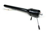 Steering Column - Retrofit - Tilt - Hazard / Turn Signal - Steel - Black Powder Coat - Ford Mustang 1965-66 - Each thumbnail 1