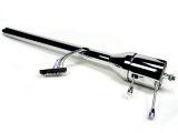 Steering Column - Retrofit - Tilt - Hazard / Turn Signal - Steel - Chrome Plated - GM Fullsize Truck 1960-66 - Each thumbnail 1