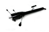 Steering Column - Tilt - Column Shift - 2-1/4 in Tube - 30 in Length - Hazard / Turn Signal - Steel - Black Powder Coat - Universal - Each thumbnail 1