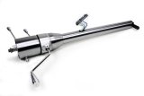 Steering Column - Tilt - Column Shift - 2-1/4 in Tube - 33 in Length - Hazard / Turn Signal - Steel - Natural - Universal - Each thumbnail 1