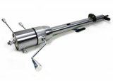 Steering Column - Retrofit - Tilt - Column Shift - Hazard / Turn Signal - Steel - Natural - Power Steering Box - Ford Fullsize Truck 1967-72 - Each thumbnail 1
