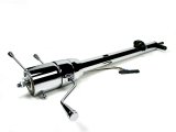 Steering Column - Retrofit - Tilt - Column Shift - Hazard / Turn Signal - Steel - Chrome Plated - GM Fullsize Truck 1967-72 - Each thumbnail 1