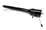 Steering Column - Retrofit Ford Style - Tilt - Hazard / Turn Signal - Steel - Black Powder Coat - Ford Mustang 1968 - Each thumbnail 1