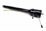 Steering Column - Retrofit - Tilt - Hazard / Turn Signal - Steel - Black Powder Coat - Ford Mustang 1969 - Each thumbnail 1
