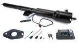Steering Column - Retrofit - Tilt - 36 in Length - Key / Hazard / Turn Signal - Steel - Black Powder Coat - Chevy Corvette 1969-76 - Each thumbnail 1