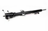 Steering Column - Retrofit - Tilt - Hazard / Key / Turn Signal - Steel - Black Powder Coat - Mopar A-Body 1970-76 - Each thumbnail 1