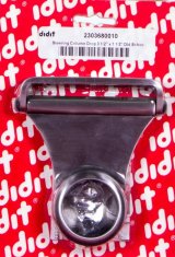 Steering Column Bracket - Old School - 1-1/2 in Diameter Tube - 3-1/2 in Drop - Hinged Base - Steel - Natural - Each thumbnail 1
