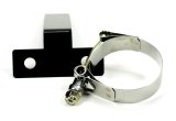 Steering Column Bracket - 2 in Diameter Tube - Steel - Black Paint - Chevy Fullsize Car 1955-57 - Each thumbnail 1