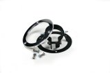 Steering Column Bracket - 2 in Diameter Tube - Adjustable - Trim Kit - Steel - Black Paint - Kit thumbnail 1