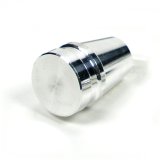 Dash Knob - 1/4 in Bore - Set Screw - Aluminum - Polished - Each thumbnail 1