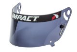 Helmet Shield - Anti-Fog - Dark Smoke - Impact Air Drafts / Air Draft OS20 / Draft TS / Supersport / Eurosport / 1320 / Fueler Helmets - Each thumbnail 1