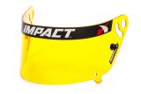 Helmet Shield - Anti-Fog - Amber - Impact Air Drafts / Air Draft OS20 / Draft TS / Supersport / Eurosport / 1320 / Fueler Helmets - Each thumbnail 1