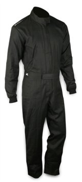Driving Suit - Paddock - 1-Piece - SFI 3.2A/5 - Multi-Layer - Fire Retardant Cotton - Black - Large - Each thumbnail 1