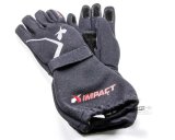 Driving Gloves - Redline Drag - SFI 3.3/20 - Double Layer - Nomex / Suede - Black - X-Large - Pair thumbnail 1