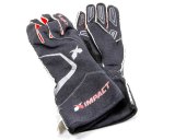 Driving Gloves - Alpha - SFI 3.3/5 - Double Layer - Fire Retardant Fabric - Black - Large - Pair thumbnail 1