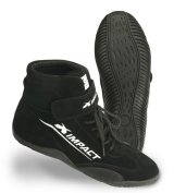 Driving Shoe - Axis - High-Top - SFI 3.3/5 - Suede Outer - Fire Retardant Fabric Inner - Black - Size 7 - Pair thumbnail 1