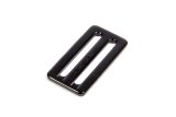 Harness Adjuster - 3 Bar - 2 in Slit - Wrap Around Mount - Steel - Black Powder Coat - Each thumbnail 1