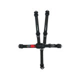 Harness - Pro Series - 5 Point - Latch and Link - SFI 16.5 - Pull Up Adjust - Bolt-In / Wrap Around - Individual Harness - Black - Kit thumbnail 1
