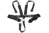 Harness - Racer Series - 5 Point - Latch and Link - SFI 16.1 - Pull Up Adjust - Bolt-In / Wrap Around - Black - Kit thumbnail 1
