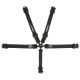 Harness - 5 Point - Camlock - SFI 16.5 - Pull Down Adjust - Bolt-In / Wrap Around - Black - Kit thumbnail 1