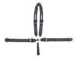 Harness - Racer Series - 5 Point - Camlock - SFI 16.1 - Pull Down Adjust - Bolt-In / Wrap Around - V-Type Harness - Black - Kit thumbnail 1