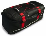 Gear Bag - Crossroads - Roller Wheels - Zipper Closure - Retractable Handle - Impact Logo - Black / Red - Each thumbnail 1