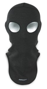 Head Sock - Balaclava - Dual Eyeport - SFI 3.3 - Single Layer - Moisture Wicking - Nomex - Gray - One Size Fits All - Each thumbnail 1