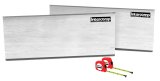 Toe-In Plates - 2 Plates - 2 Tape Measures - Aluminum - Natural - Pair thumbnail 1