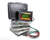 Vehicle Scale - SW500 E-Z Weigh - Electric - 15 in Square - 1500 lb Capacity Pad - Case / Controller / Pads / Wiring - Aluminum - Natural - Kit thumbnail 1