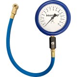Tire Pressure Gauge - Ultra Deluxe - Glow in the Dark - 0-15 psi - Analog - 4 in Diameter - White Face - 1/2 lb Increments - Each thumbnail 1
