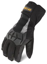 Shop Gloves - Cold Condition Tundra - Insulated / Reinforced Fingertips and Palm - Hook and Loop Closure - Kevlar - Black - X-Large - Pair thumbnail 1