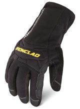 Shop Gloves - Cold Condition Waterproof - Insulated / Reinforced Fingertips and Palm - Neoprene Closure - Neoprene - Black - Small - Pair thumbnail 1
