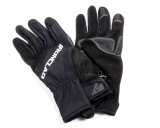 Shop Gloves - Summit Fleece 2 - Insulated / Reinforced Fingertips and Palm - Hook and Loop Closure - Fleece - Black - Large - Pair thumbnail 1