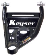 Control Arm - Tubular - Passenger Side - Lower - Spherical Bearing Bushings - Steel - Black Powder Coat - Screw-In Ball Joint - Chevy Chevelle - Each thumbnail 1