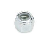 Nut - Locking - 3/8-16 in Thread - Hex Head - Nylon Insert - Steel - Zinc Oxide - Each thumbnail 1