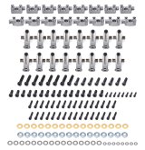 Rocker Arm - Pro Series - Shaft Mount - 1.7 Ratio - Full Roller - Aluminum - Natural - Profiler Heads - Big Block Chevy - Set of 16 thumbnail 1