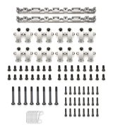 Rocker Arm - Sportsman - Shaft Mount - 1.60 Ratio - Full Roller - Aluminum - Natural - Dart Pro 1 Heads - Small Block Chevy - Set of 16 thumbnail 1