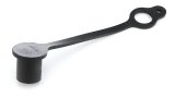 Quick Release Fitting Dust Cap - 2000 Series - 0.625 in Diameter - Press-On - Rubber - Black - Jiffy-Tite 2000 Series Quick Release Plugs - Each thumbnail 1