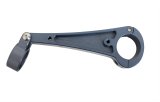 Steering Column Bracket - Adjustable - Clamp-On - 1-3/4 in Diameter Tube - 1-1/2 in Steering Shafts - Aluminum - Black Anodized - Each thumbnail 1