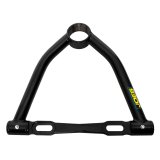 Control Arm - Tubular - Slotted Bearing Style - Upper - 9.5 in Long - 10 Degree - Screw-In Ball Joint - Aluminum / Steel - Black Powder Coat - Each thumbnail 1