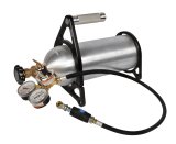 Compressed Nitrogen Tank - Portable - 1800 psi - Regulator / Gauge / Bracket / Hose Included - Aluminum - Natural - Kit thumbnail 1