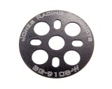 Belt Guide - 1/16 in Thick - 3/4 in Hole - Aluminum - Black Anodized - 3-1/2 in Diameter Pulley - Each thumbnail 1