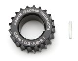 Crankshaft Pulley - HTD - 21 Tooth - 0.83 in Wide - 1-1/8 in Mandrel - 1/8 in Keyway - Aluminum - Black Anodized - Universal - Each thumbnail 1